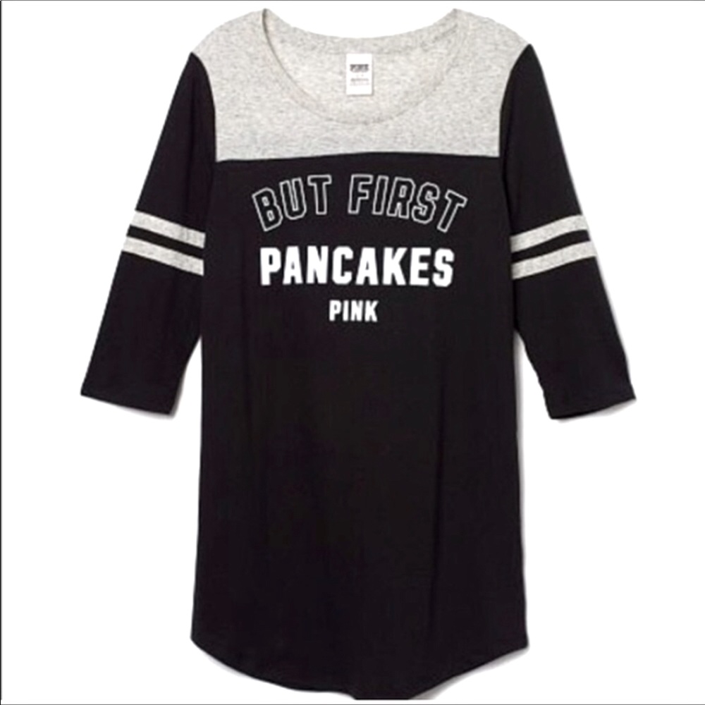 COPY - 2 PINK “But First Pancakes” & “Sleep Deprived” $35 for the set